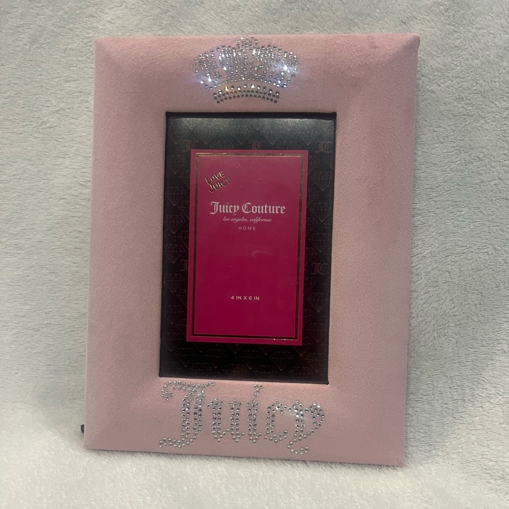 Juicy couture pink bling crown soft frame